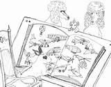 Coloring Book — Valentino The Love Bunny sketch template