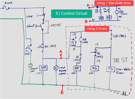 Wiring Diagram Star Delta Menggunakan Timer