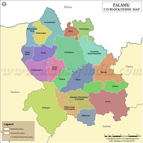 Palamu Tehsil Map