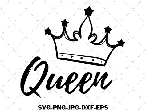 Queen Crown SVG Queen Svg Crown Svg Queen With a Crown Svg - Etsy Singapore