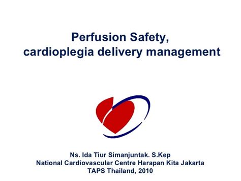 cardioplegia delivery management, perfusion safety