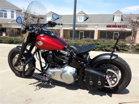 Harley Davidson Softail Custom Bobber Softail Slim Custom, Custom Bobber, Bobber Motorcycle ...