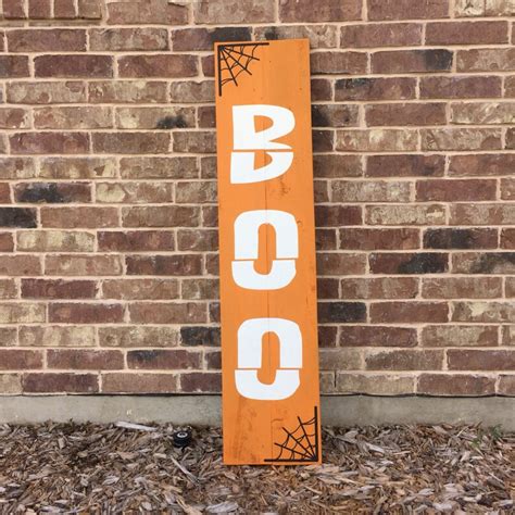 48 Tall Halloween BOO Wood Sign Boo Wood Sign - Etsy