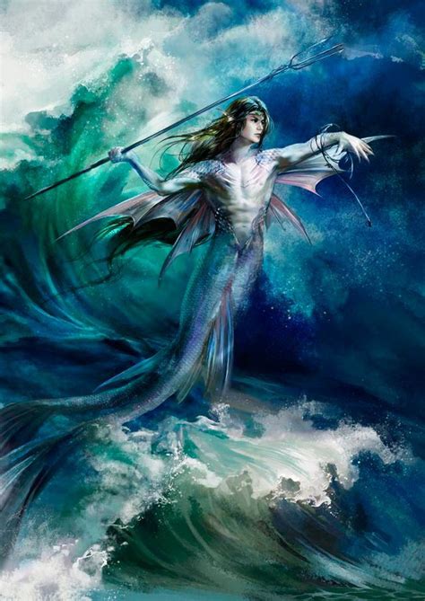 Merman warrior | Mermaid art, Fantasy mermaids, Fantasy art