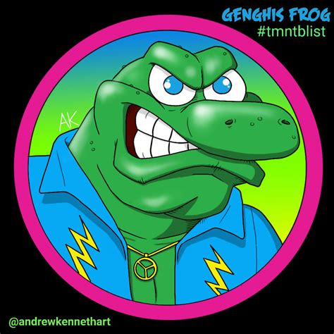 TMNT B-list: Genghis Frog by AndrewKennethArt on DeviantArt