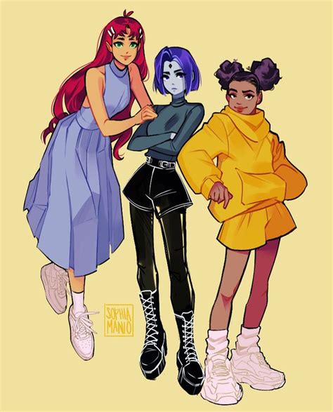 Sophia Manio 🌻 on Twitter | Teen titans, Original teen titans, Raven ...