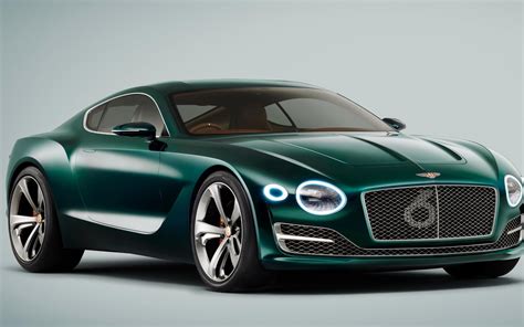 A beautiful green Bentley EXP 10 Speed 6