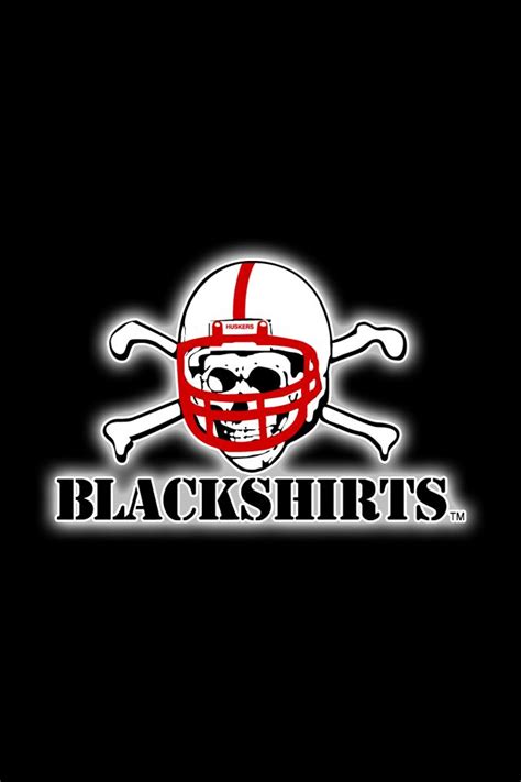 the logo for blackshirts football team