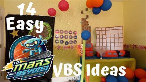 14 Easy Decorations for To Mars and Beyond VBS 2019 | FAST, AFFORDABLE ...