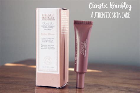 Glazed Over Beauty: Christie Brinkley Skincare | CLOSE UP Instant Wrinkle Reducer & Treatment