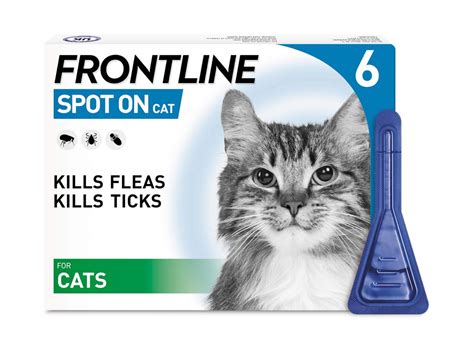 Frontline Spot On Flea and Tick Treatment for Cats 6 Pipettes 3661103003724 | eBay