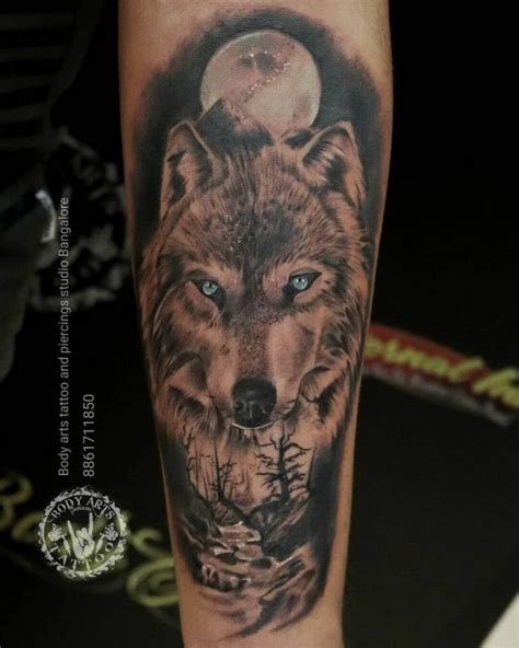 101 Best Wolf Moon Tattoo Ideas You Have To See To Believe!