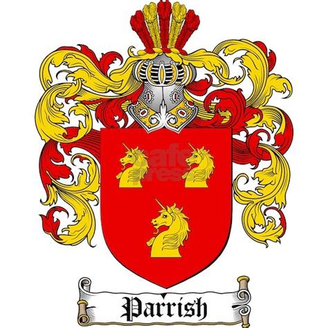 Parrish Family Crest 2.25" Button (100 pack) by coat-of-arms - CafePress