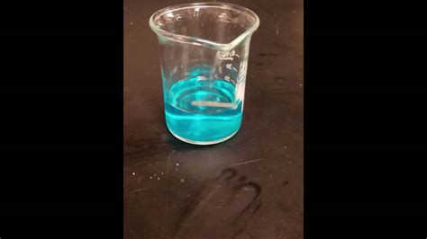 Copper Chloride and Magnesium Chemical Reaction - YouTube