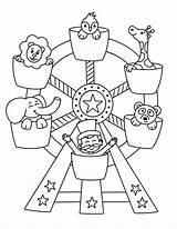 Coloring Pages Of A Carnival Fun And Engaging Activity for Kids sketch template