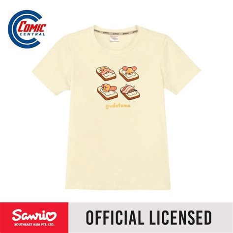 Sanrio Gudetama Comic Central Official Licensed Printed Shirt on Carousell