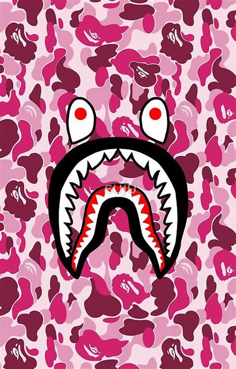 Shark Face Pink Camo | Bape wallpaper iphone, Bape wallpapers, Bape ...