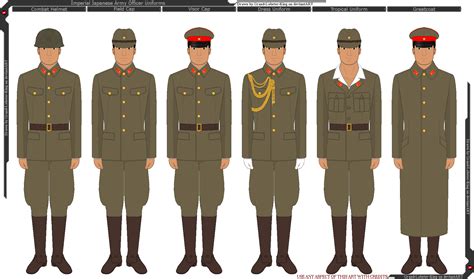 Imperial Japanese Army Officer Uniforms by Grand-Lobster-King on DeviantArt