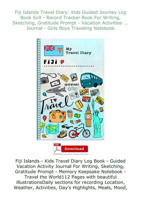 [EBOOK] READ Fiji Islands Travel Diary: Kids Guided Journey Log Book ...