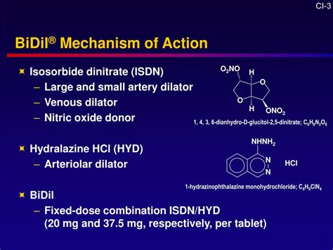 PPT - BiDil ® (isosorbide dinitrate/ hydralazine HCl) PowerPoint ...