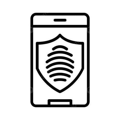 Fingerprint Line Icon Vector, Fingerprint, Identification, Scan PNG and ...