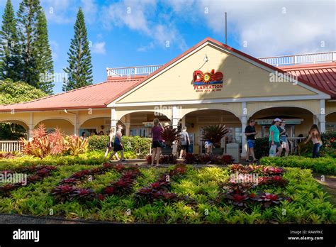 Wahiawa, Hawaii - Dec 25, 2018 : View of the Dole Pineapple Plantation ...