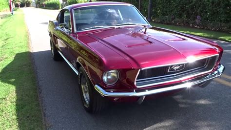 Candy Apple Red 1968 Ford Mustang