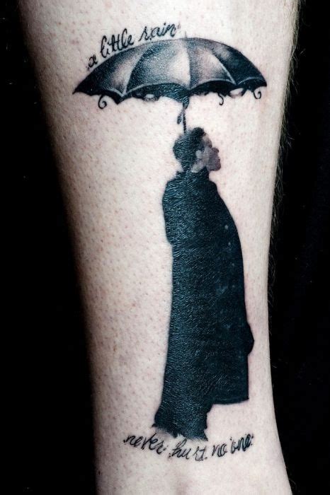 man holding an umbrella #portrait #tattoo | portrait tattoo | Pinterest | Portrait, Portrait ...