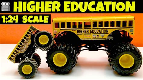 HIGHER EDUCATION 1:24 Scale Monster Jam Truck Grave Digger - YouTube