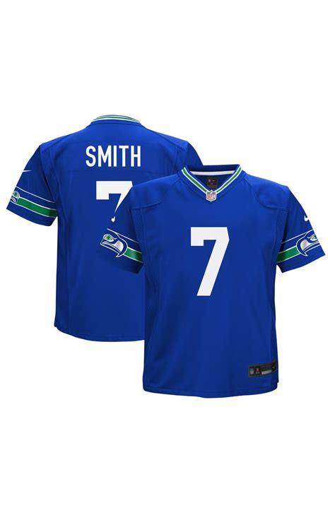 Nike Preschool Nike Geno Smith Royal Seattle Seahawks Game Jersey ...