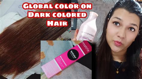 Global Color Highlights with Matrix Socolor pre-bonded permanent hair color - YouTube