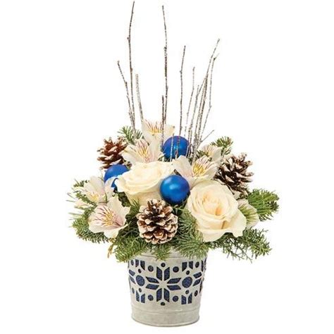 White Rose Winter Bliss Bouquet at Send Flowers