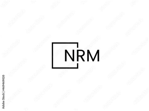 NRM letter initial logo design vector illustration Stock Vector | Adobe ...