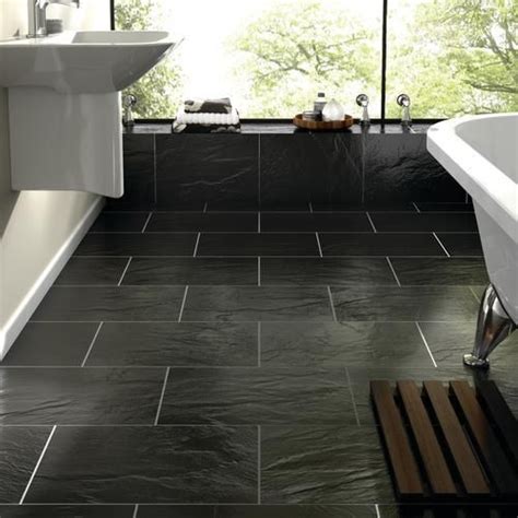 40 black slate bathroom tile ideas and pictures