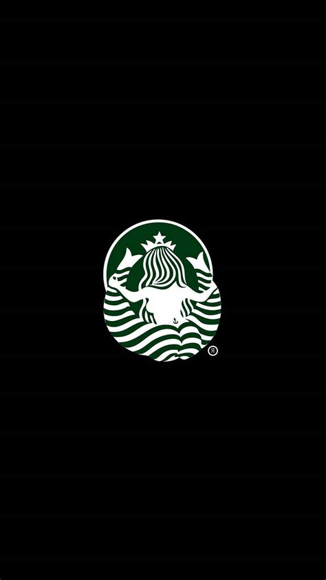 Download Cute Starbucks Logo Back View Wallpaper | Wallpapers.com