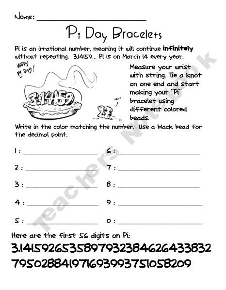 The 21 Best Ideas for Pi Day Activities for Middle School Worksheets ...