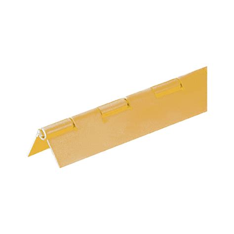 6' Gold Anodized 3/4" Aluminum Piano Hinge - Knock On Glass