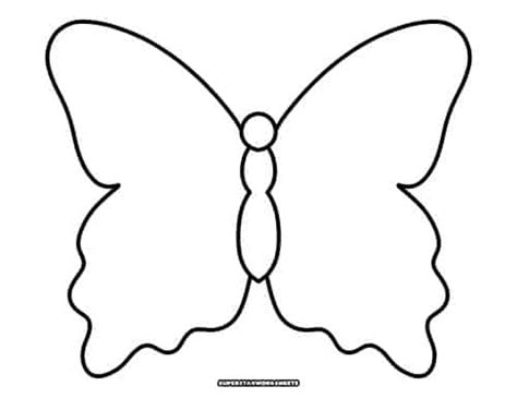 Butterfly Cut Out Template