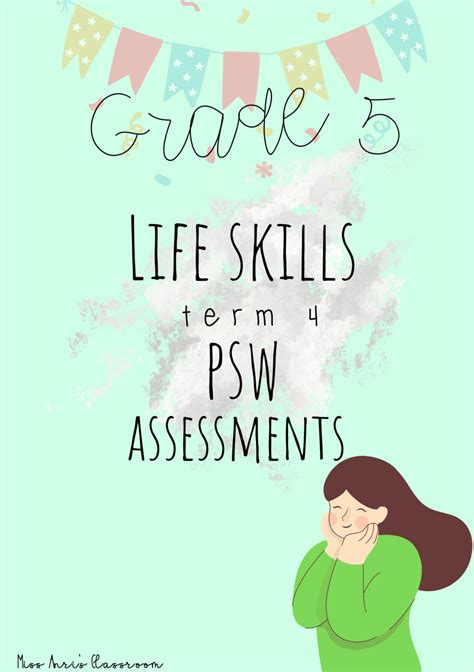 Grade 5 Life Skills (PSW) term 4 assessment (2022)