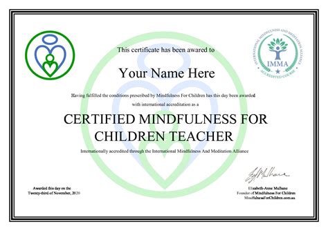 Certified online mindfulness training for Childcare Teachers | Mindfulness for Children