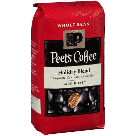 Peet's Coffee® Holiday Blend Dark Roast Whole Bean Coffee 10 oz. Bag ...