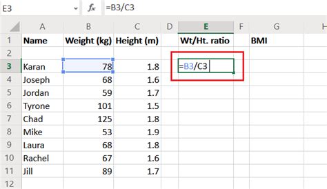 Calculate BMI In Excel Using This BMI Calculation Formula, 57% OFF