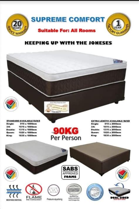 Supreme Comfort Mattress - The Bed Factory Showroom