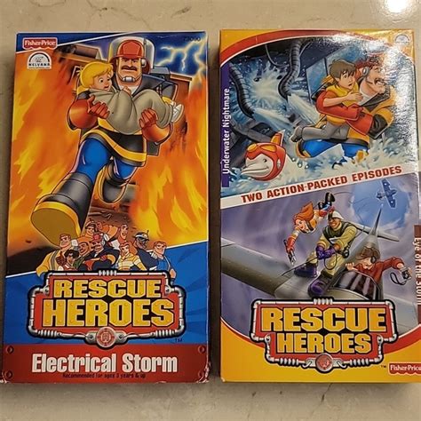 Fisher-Price | Media | Fisher Price Rescue Heroes Vhs Tapes 2 Pack ...