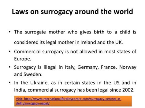 Surrogacy laws in india