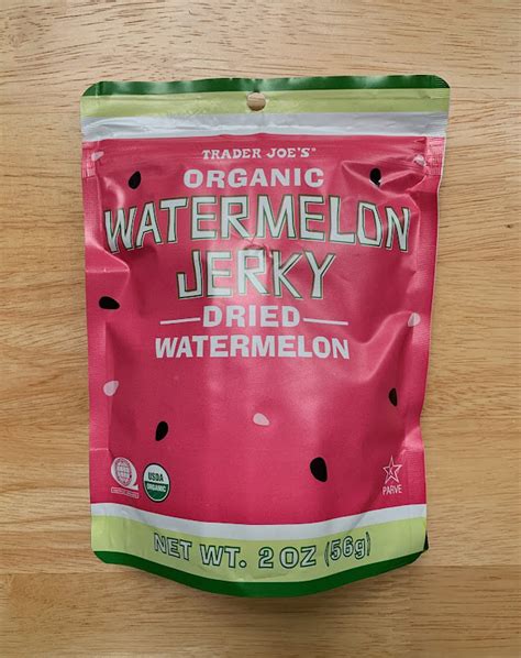 Trader Joe's Organic Watermelon Jerky Dried Watermelon