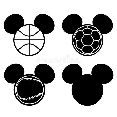 Mickey Head Silhouette