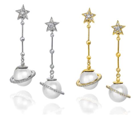 Star and planet celestial earrings | Takı yapma, Takılar, Takı