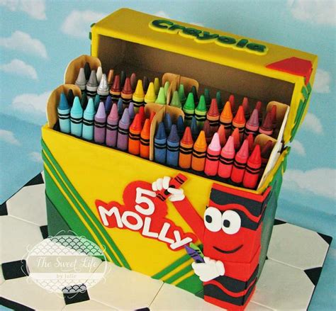 Crayola Crayons Cake - Decorated Cake by Julie Tenlen - CakesDecor