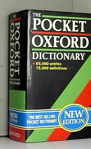 The Pocket Oxford Dictionary of Current English: 9780198612568 - AbeBooks